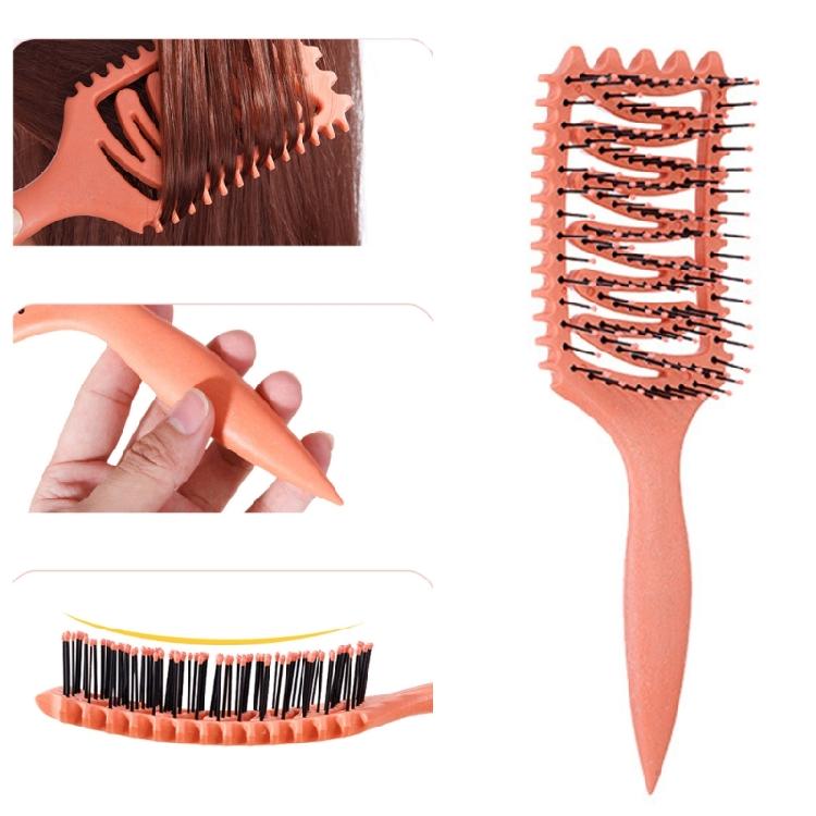 Massage Comb Hollow Out Hair Brush Detangling Brush Hair Styling Brush Curly Hair Brush Hair Comb for Dry and Wet Hair