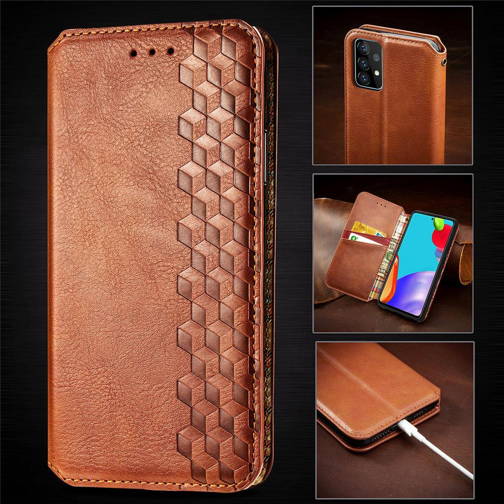 For Samsung Galaxy S26 S25 S24 Business Phone Case Magnetic Leather A57 56 55 A17 16 15 Case