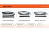 BYD Song Car Rain & Sun Visors - Injection Molded Window Shields for Exterior Modification