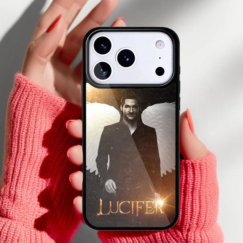 American TV Series Lucifer soft Phone Case for iPhone 17 16 15 14 13 Pro Max Back Cover for 12 11 Pro Coque