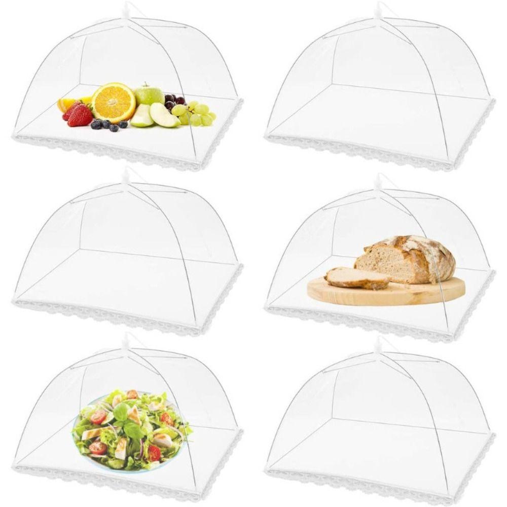 New Foldable Food Covers Breathable Anti Fly Mosquito Dining Table Mesh Cover Dustproof Fruit Picnic Protect Net