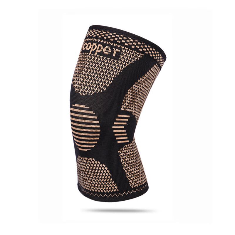 WEZHO Copper Fiber Nylon Sports Knee Brace 3-Pack
