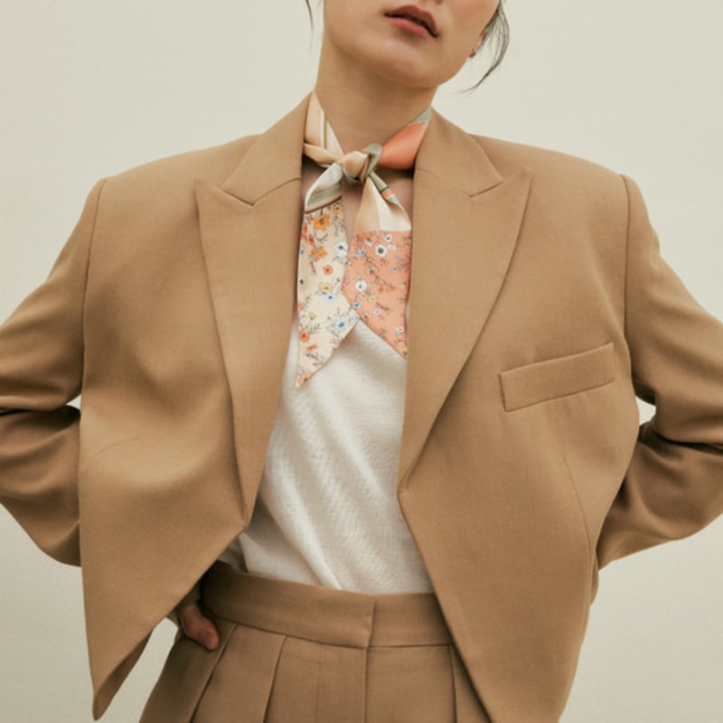 Saint Luxure Mini Twilly Scarf Blossom SL22SSTBL