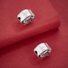 Sterling Silver 999 Koi Fish Luck Charm Spacer Bead for DIY Bracelets - Abundance Copper Coin Design.