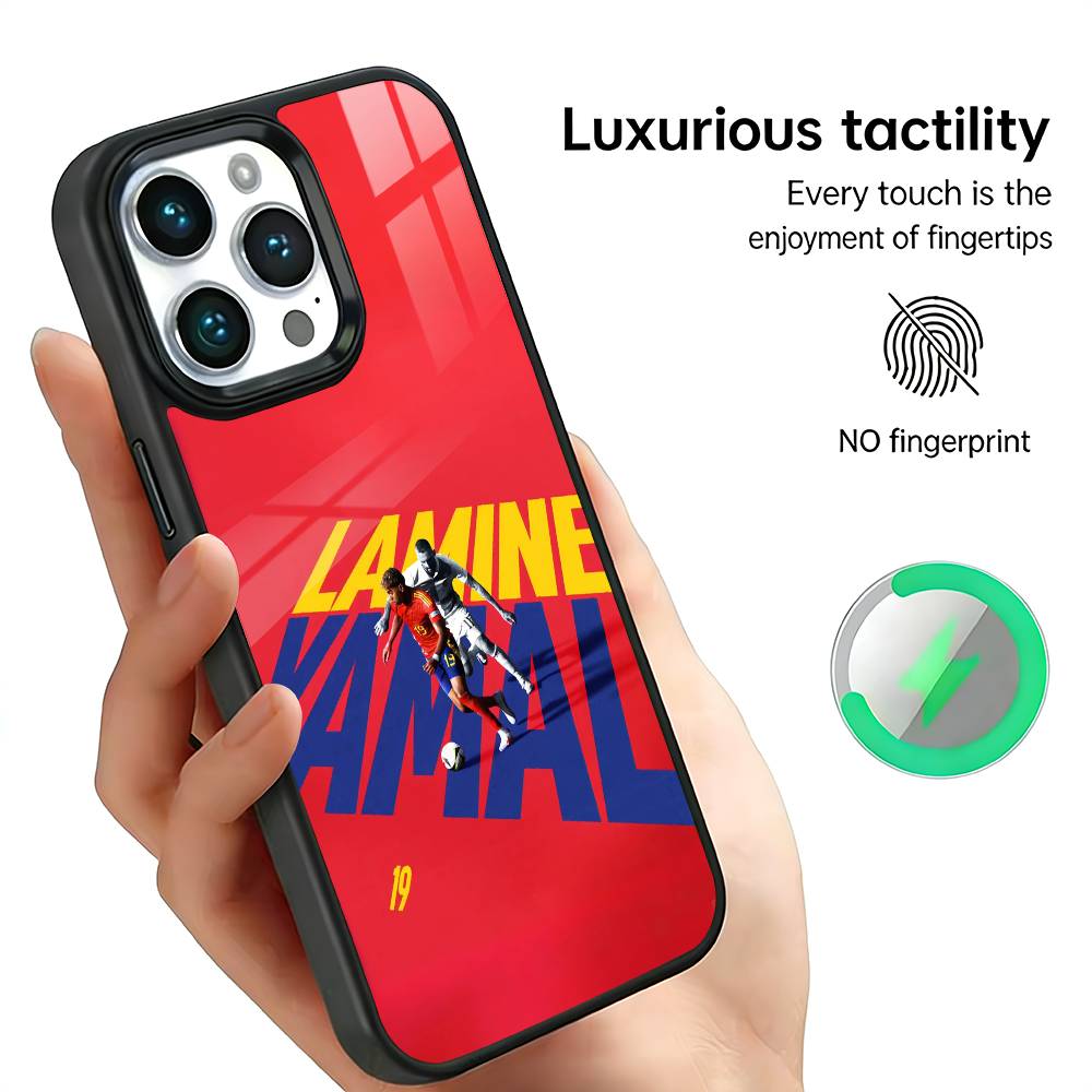 

Чехол для телефона L-Lamine Y-Yamal No10 19 для IPhone17 16 15 14 13 12 11 Plus Pro Max Plus Чехол для беспроводной зарядки Funda iPhone11PROMAX