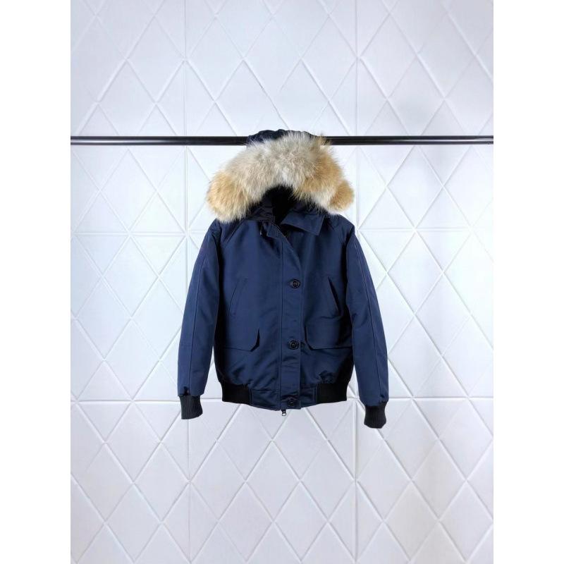 Canada Down Jacket Goose Chilliwack Bomber Jacket Women's Short White Duck Down Jacket