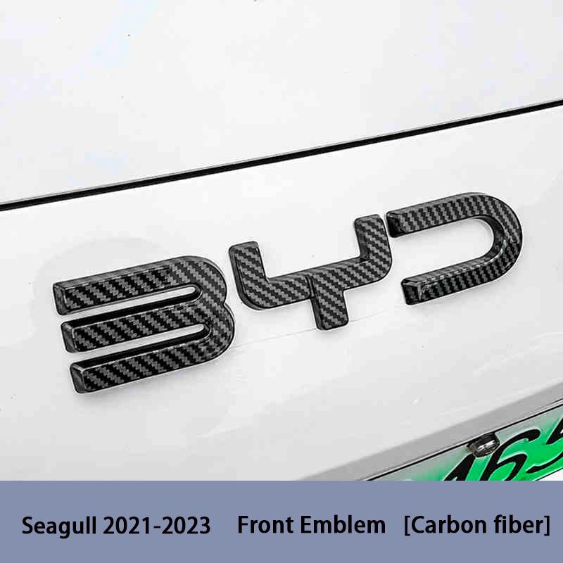 For BYD Seal 06 DMI Seal 06 GT Seagull Dolphin Front Emblem Modification Black Warrior Car Badge Covering Styles Logo