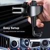 Car Mobile Phone Bracket Gravity Sensor Support Frame Buckle Type Air Outlet Navigation Bracket For IPhone 13 12 Xiaomi Samsung