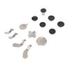Replacement Thumbsticks Kit Sensitive Magnetic Metal Thumbsticks for Xbox One Elite Series 2 Silver