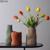 Colorful Irregular Shape Ceramic Vase Table Decoration Flowers Arrangement Modern Style Floral Vases Room Aesthetic Decor