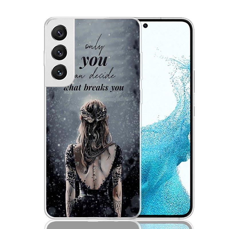 A Court Of Mist And Fury Phone Case For Samsung Galaxy S25 S24 S23 S22 S21 FE S20 Ultra S10 Plus Art Customized Coque Capa S24 S