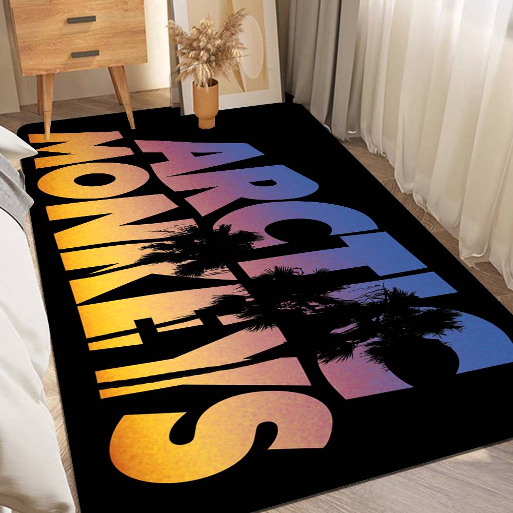 A-ARCTIC M-MONKEYS Bathroom Mat Kids Room Bedroom Decoration Balcony Anti-Slip Doormat Living Room Welcome Rug