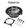 New RGB CPU Cooler RGB Cooling Fan Universal Quiet Cooler Heatsink Fan for LGA 115X/775 AMD FM2/FM1/AM3+/AM4/AM2/940/939/754