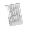 1PC Shower Curtain with Hooks PVC Waterproof Mildew Resistant Antibacterial   Semi Transparent   Shower Curtain