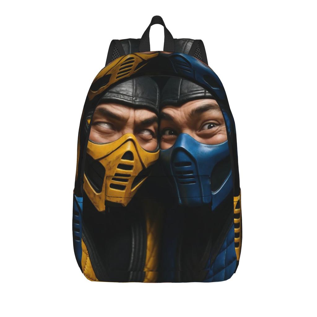 Mortal Kombat II Moive 2026 Cool Backpack Sports High School Hiking Travel Daypack for Men Women Laptop Computer Shoulder Bag