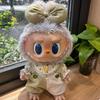 For 17cm/38cm Labubu Doll Clothes Fashion Clothes Shirts Overalls Doll Clothes Color Match Dolls Accessories Cute Decoration Little Clothes