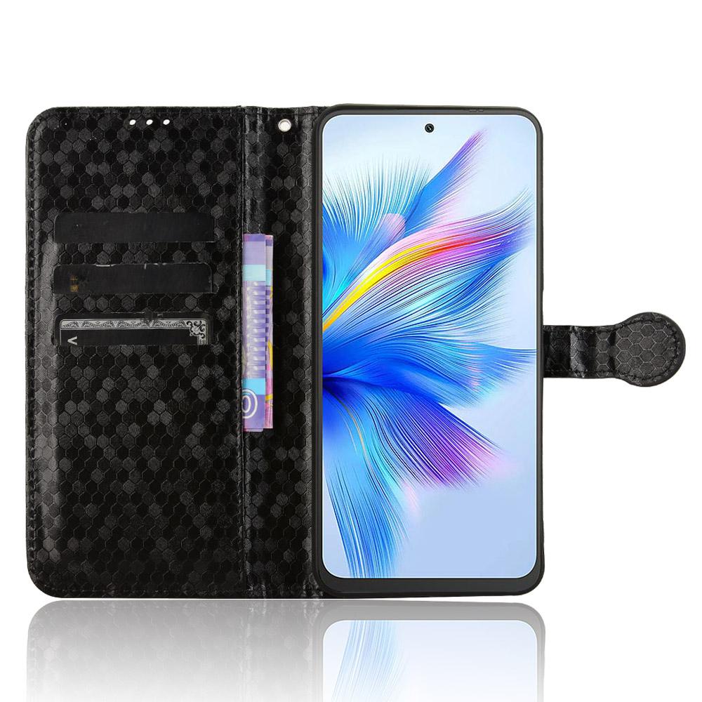 Etui portfelowe dla Blackview Shark 9 5G z wytłoczonym wzorem kropek, pokrowiec na telefon ze skóry PU