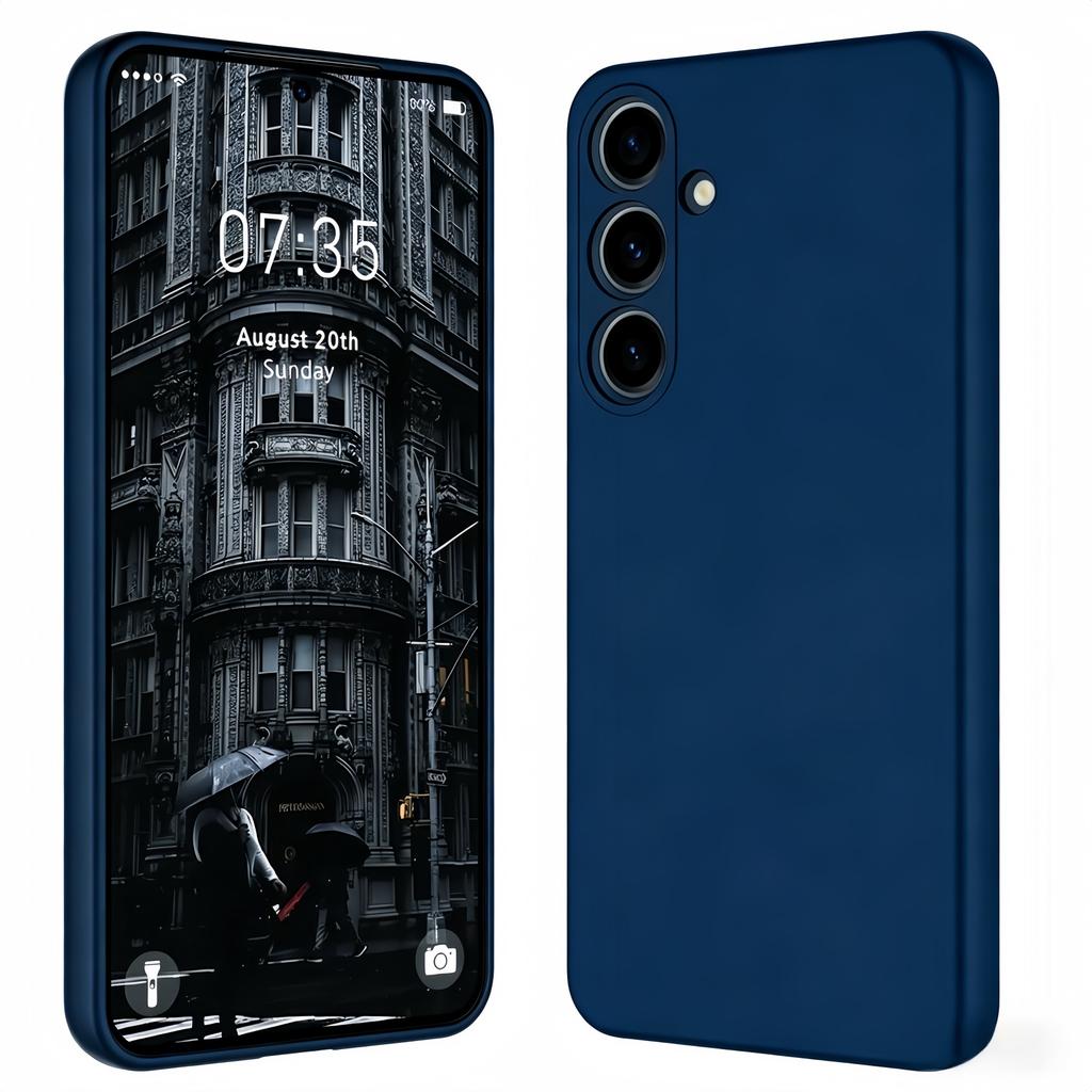 Noble Fashion Solid Colour Shockproof Protective Liquid Silicone Phone Case For Samsung Galaxy A57/A37/A27/A17/A07