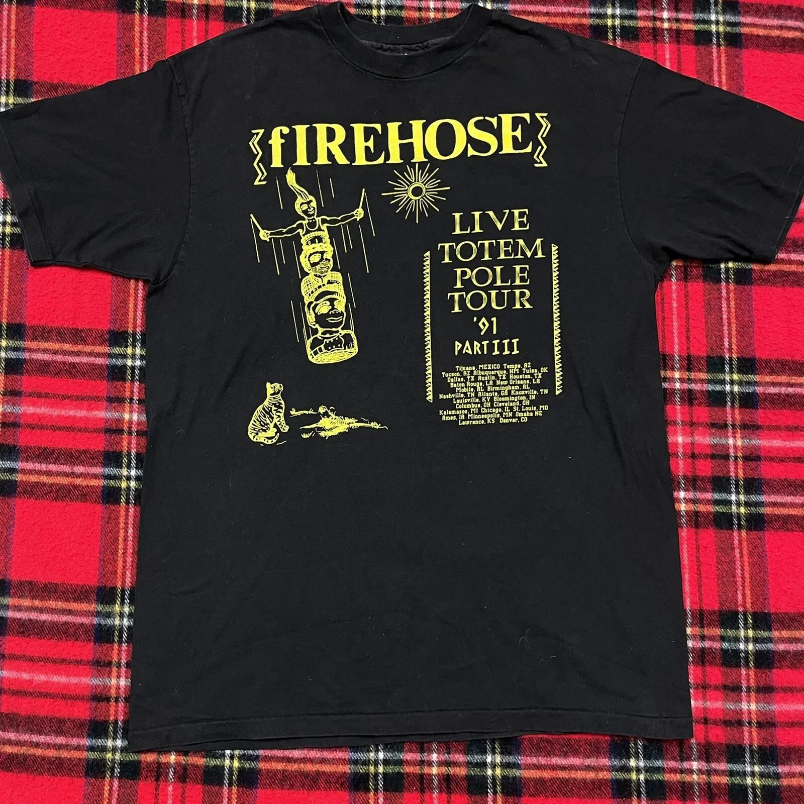 

26 1991 fIREHOSE Tour Band Collection S To 5XL Unisex T-shirt TMB4630 Unisex T-Shirt 5XL різнокольоровий