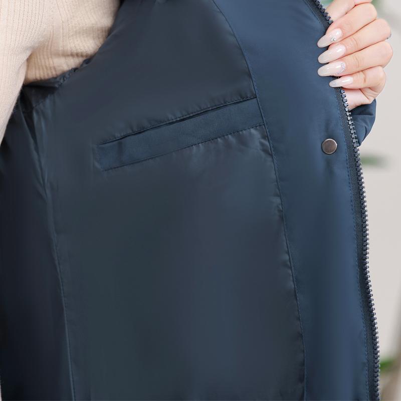 Real Fur Collar Middle Age Women's Puffer Jackets Winter Vintage Parkas Hooded Plus Size Elegant Thick Warm Down Coats Woman Outerwears