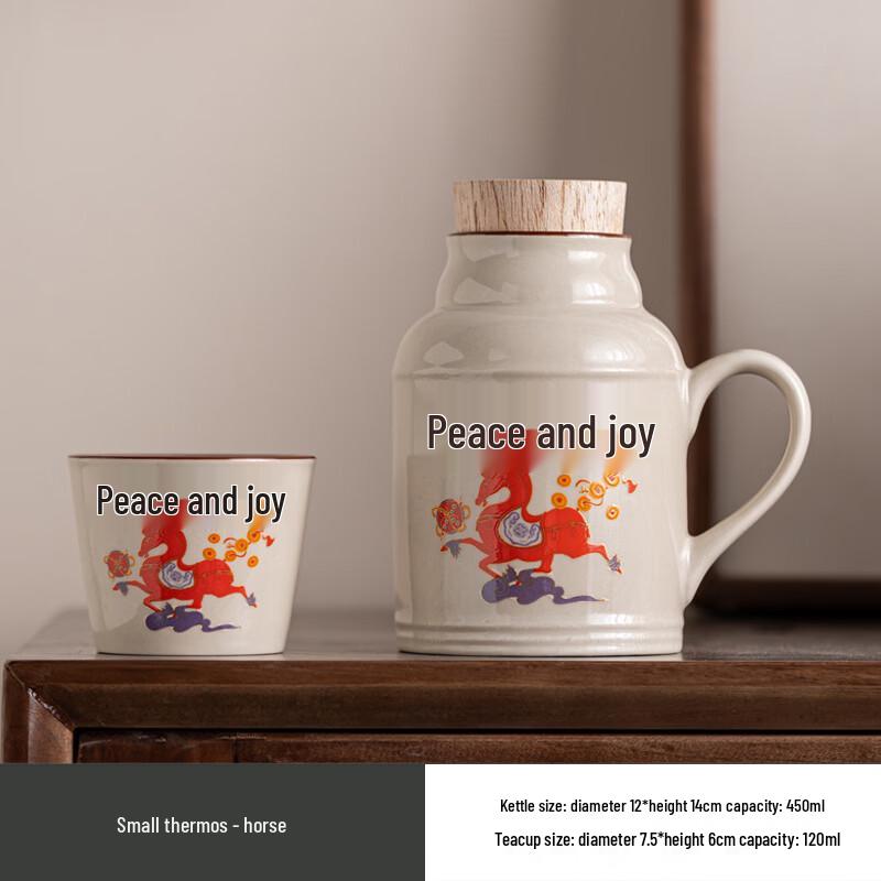 Ceramic Lidded Mug & Teapot Set