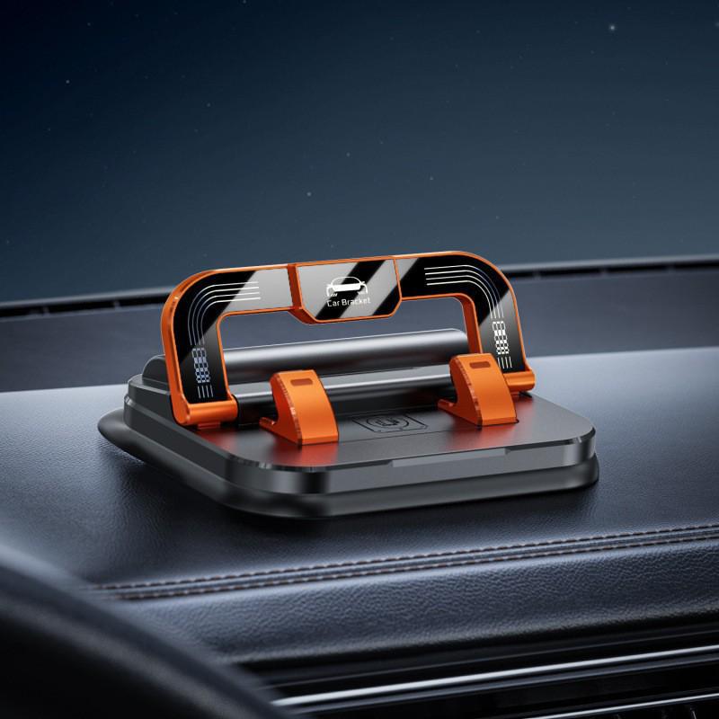 

Shockproof Rotatable Car Phone Holder with Number Plate for Dashboard