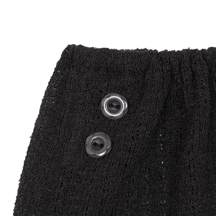 CROCHET LEG WARMER [BLACK]