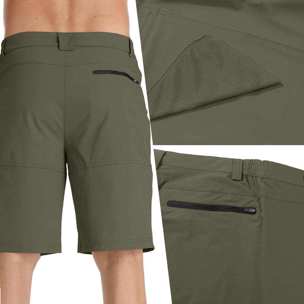 Men's Casual Outdoor Loose Fit Sports Shorts Five Pocket Design Breathable Lightweight Athletic Cargo Shorts for Daily Wear
