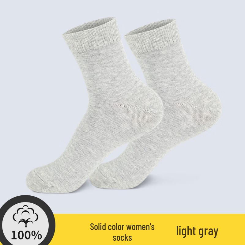 LangSha Women s Breathable Cotton Crew Socks