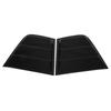 2pcs Black Side Window Louver Windshield Sun Shade Cover Car Adaptations Replacement for Dodge Charger 2015+