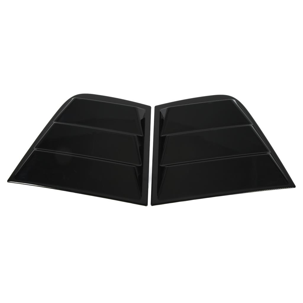 2pcs Black Side Window Louver Windshield Sun Shade Cover Car Adaptations Replacement for Dodge Charger 2015+