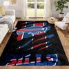 Buffalo Bills Carpet Door Mat for Living Room or Bedroom Protective Mat Under Chair Office Decoration Christmas Gift Birthday Present