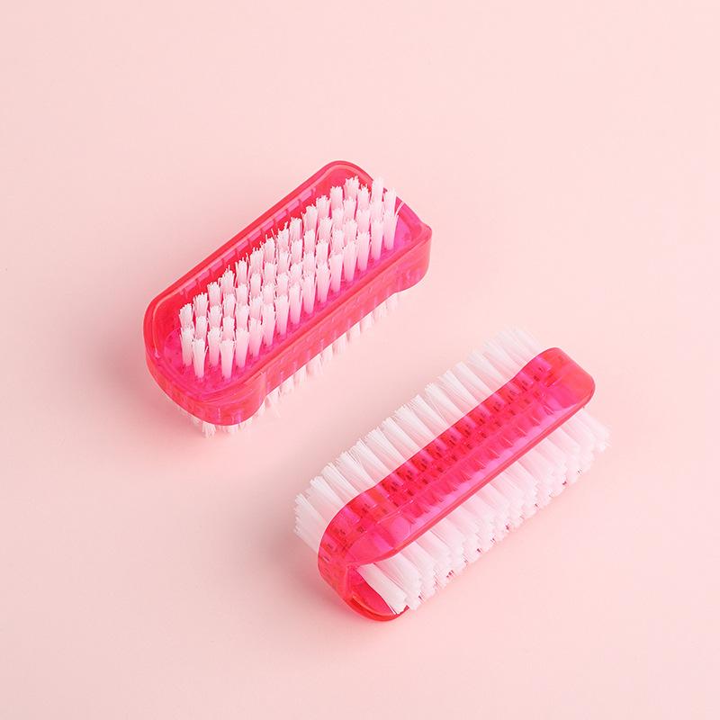 Double-Sided Nail Cleaning Brush, Manicure and Pedicure Tool, Ideal for Fingernails and Toenails