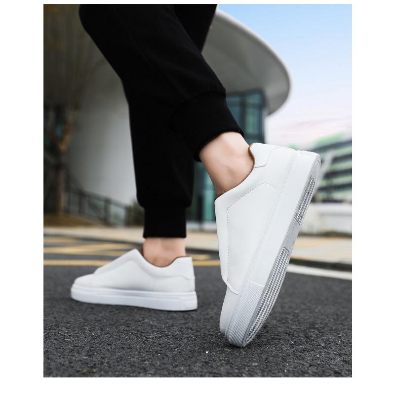 Men's Solid Color Board Shoes, Comfortable, Non Slip, Durable Sports Shoes