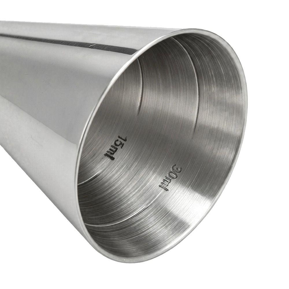 Glossy Finish Stainless Steel Jigger Double Sided Bar Jigger Premium Wine Measuring Cup Party
