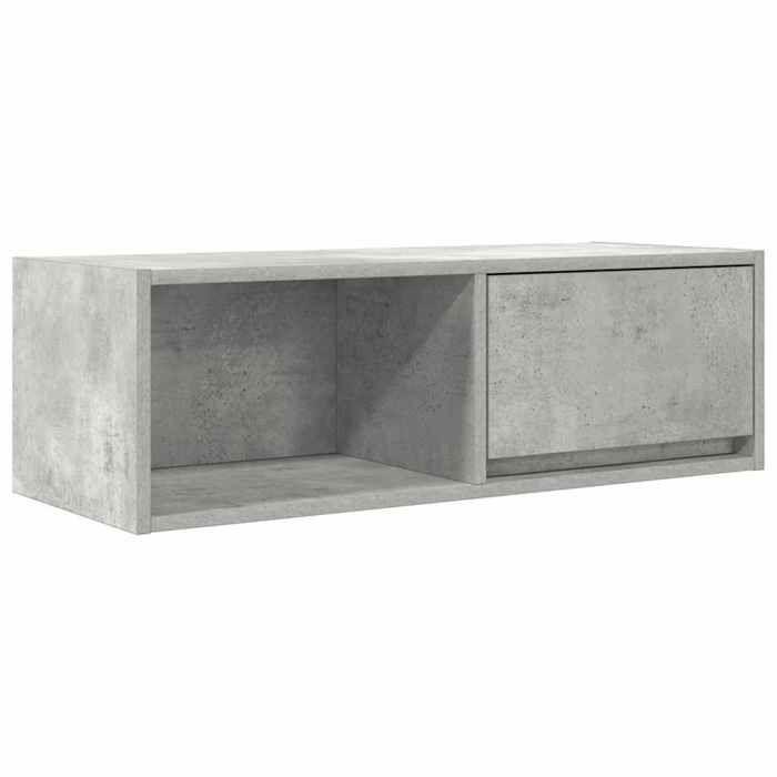 VidaXL TV Stand Concrete Grey 80x31x25.5 Cm Engineered Wood, TV Bench, Hi-fi Cabinet, Entertainment Center, TV Sideboard, 861460