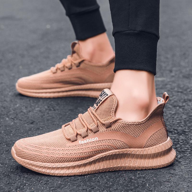 Newestmen Sneakers Mesh Light Breathable Sports Casual Shoes For Men Flat Comfortable Zapatillas Hombre Male Running Sneaker Shoes
