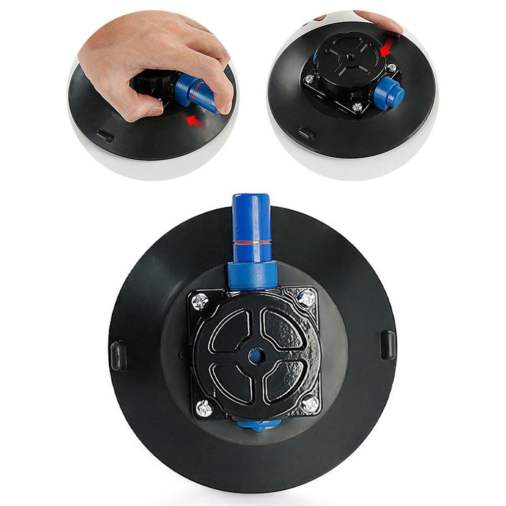 4 5 Inch Vacuum Suction Cup Mount Base for Auto Repair Tools with Hand Pump and Heavy Duty Grip for Glass and Metal Surfaces