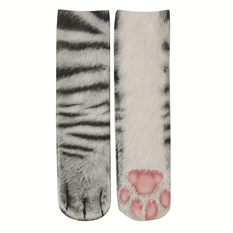 1 Pair of 3D Animal Socks, Digital Print Simulation Socks, Fun and Quirky Cat and Dog Socks for and Adults