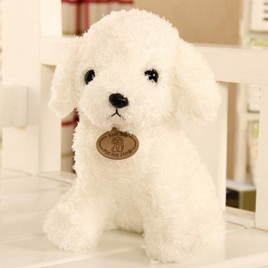 Curly Teddy Dog Plush Doll - Children's Birthday Gift Ragdoll Toy