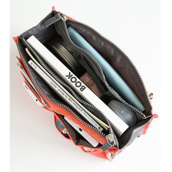 Organisateur de sac à main - ORANGE - 29x16x9cm - Souple - 85g