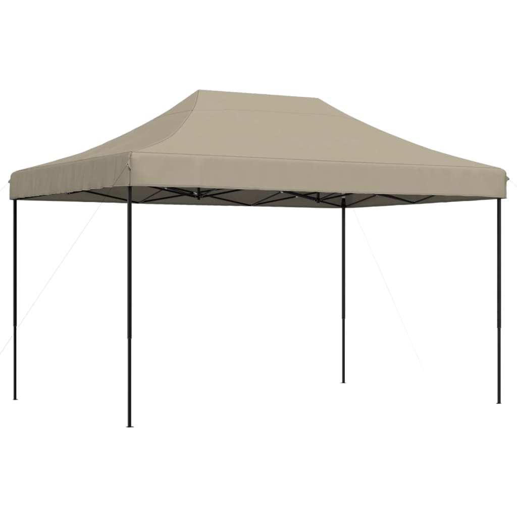 Vidaxl Fällbart Pop-Up Partytält, Taupe, 410X279X315 Cm