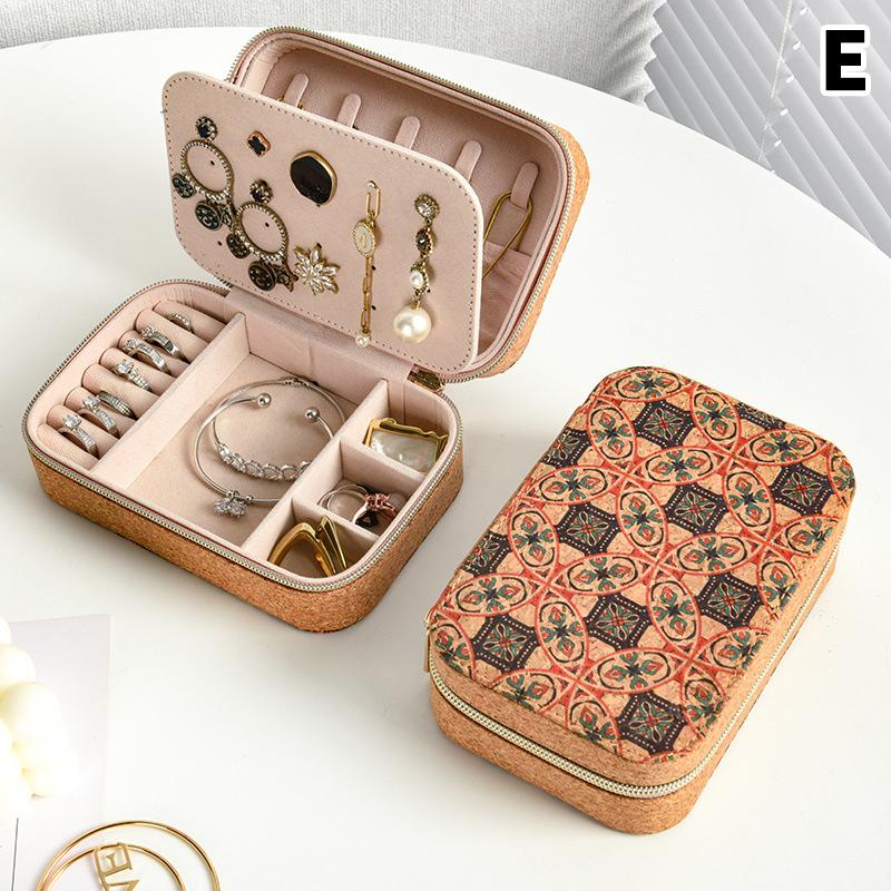 New Jewelry Organizer Display Jewelry Case Box Travel Portable Jewelry Box Storage Organizer Earring Holder Gift