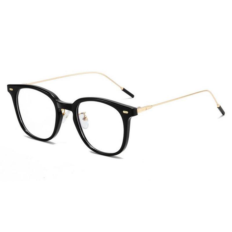 for Women Men Anti Blue Rays Oval Myopic Eyeglasses 1.56 Single Myopic Lens Prescription Lens Spectacles Diopter 0 -0.5 -0.75 To -6.0