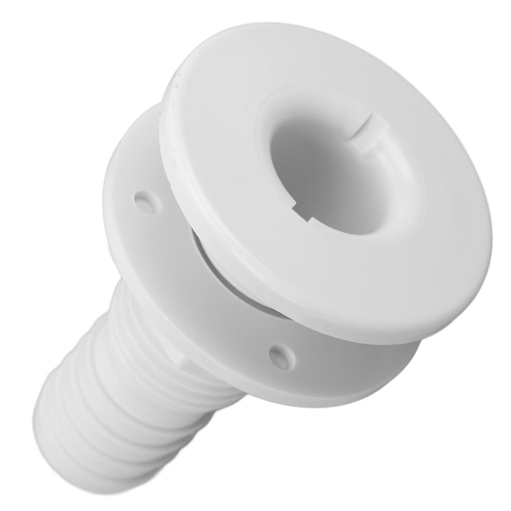 1‑1 8in Boat Through Hull Connection Plastic White Pipe Fitting for Onboard Plumbing System