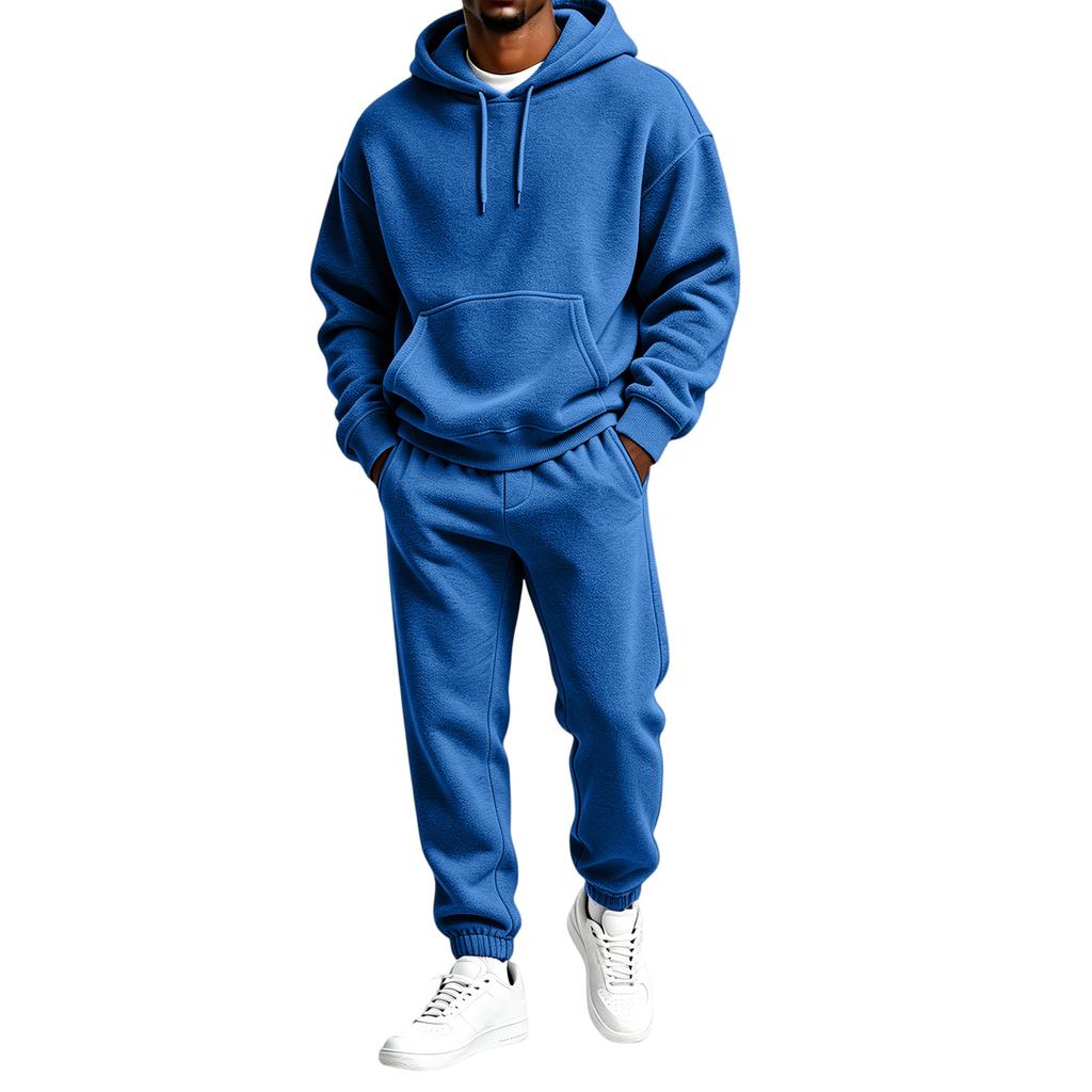 Men's  Hoodie Sweatshirt Jogger Pants Two-Piece Set