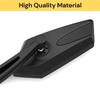 360° Rotatable Bicycle Rearview Mirror Adjustable Handlebar Reflector for Bike Scooter Motorcycle Cycling