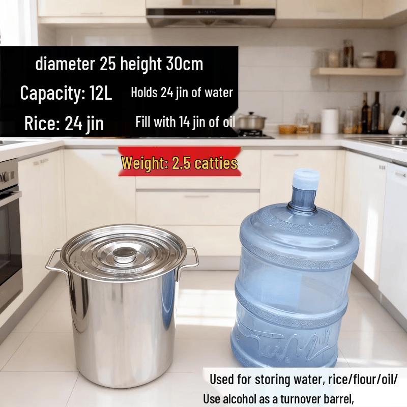 Qiewei 304 Stainless Steel Commercial Stockpot