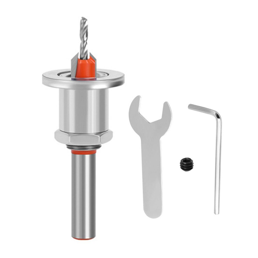 Anti-Slip Design Countersink Drill Bit Adjustable Shank Carpentry Reamer Professional Use