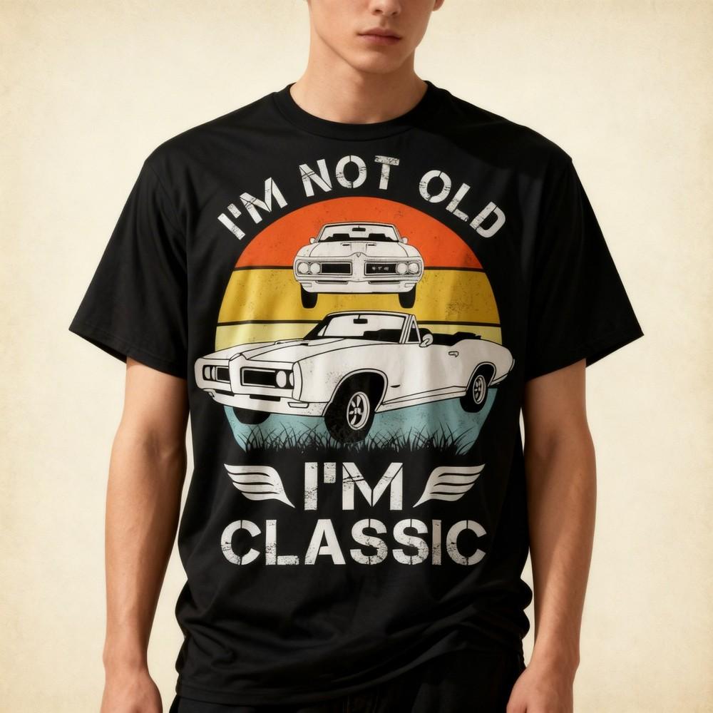 1968 68 GTO Classic Car Old School Muscle Car Gift Unisex TShirt Unisex T-Shirt XXXXL